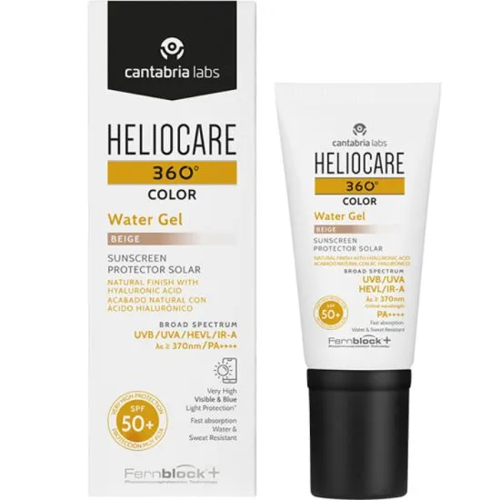 Heliocare 360 Color Water gel Beige SPF 50+, 50ml