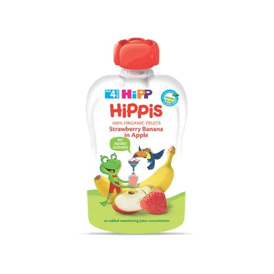 Hipp pouch jagoda, banana, jabuka 100g