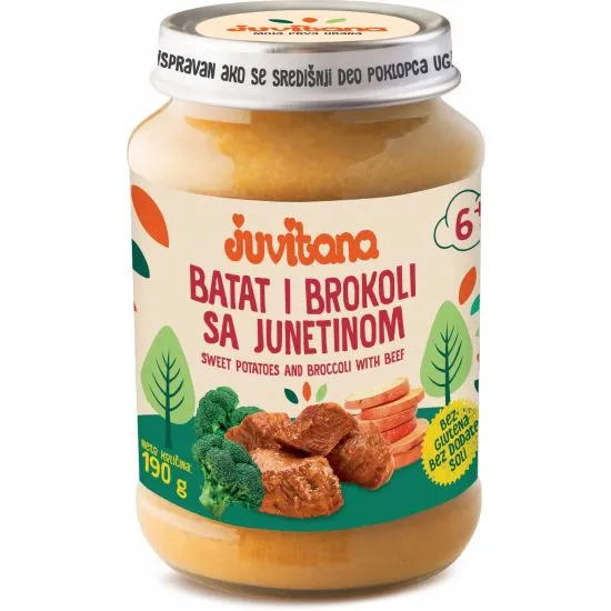Juvitana kašica batat, brokoli i junetina 190g