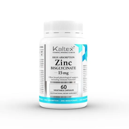Kaltex Zinc Bysglicinate 15mg 60 kapsula