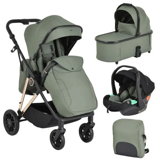 Kolica za bebe Merci 3u1 Dark Green