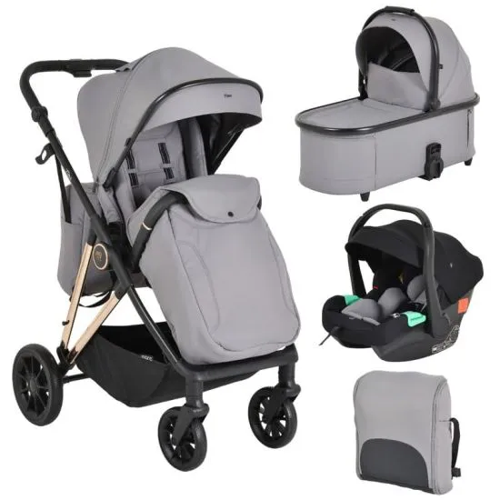 Kolica za bebe Merci 3u1 Stone Grey
