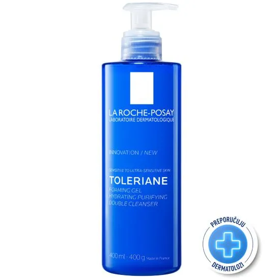 La Roche Posay Toleriane penušavi gel sa dvostrukim dejstvom za hidrataciju i čišćenje kože 400ml