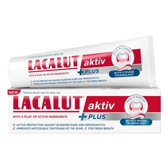 Lacalut aktiv plus pasta za zube 75ml