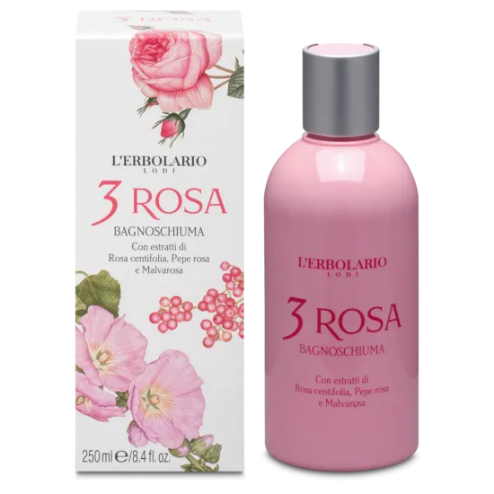 Lerbolario 3 Rosa gel za tuširanje 250 ml