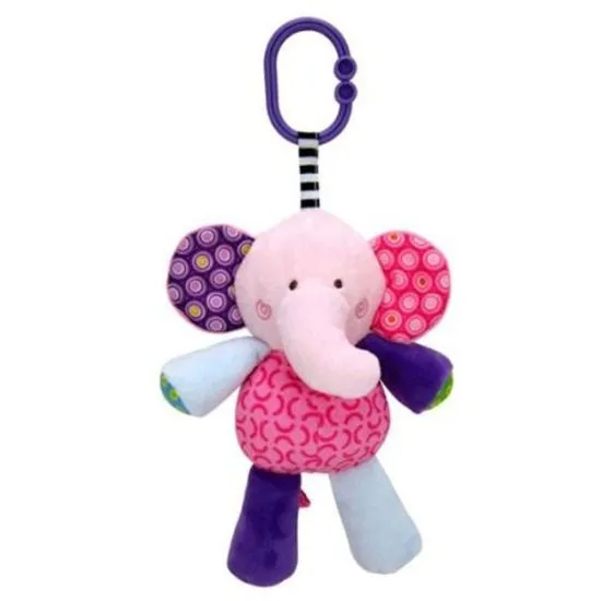 Lorelli Bertoni Muzička Igračka Toys Elephant Pink