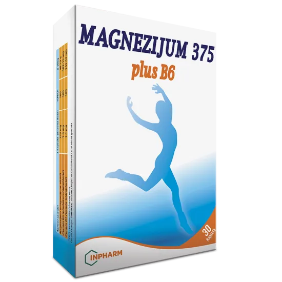 Magnezijum 375 plus B6 30 kapsula