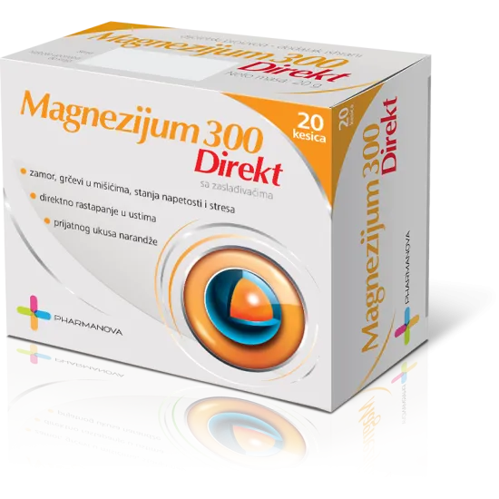 Magnezijum Direkt 300, 20 kesica