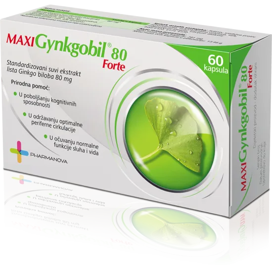 Maxi Gynkgobil forte 80 mg 60 kapsula