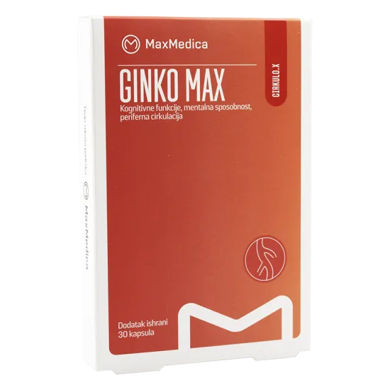 Maxmedica Ginko Max, 30 kapsula