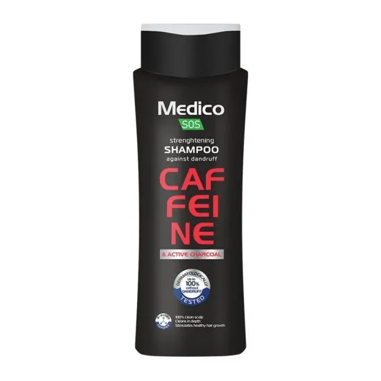 Medico SOS šampon Caffeine & Active Charcoal 390ml
