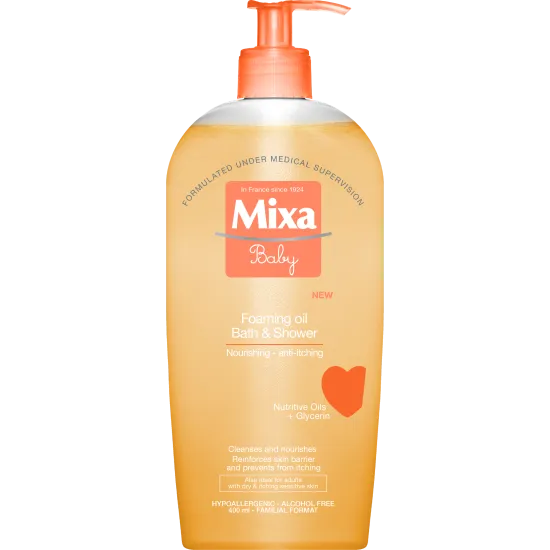 Mixa Baby Gel za kupanje i tuširanje obogaćen uljima 400 ml