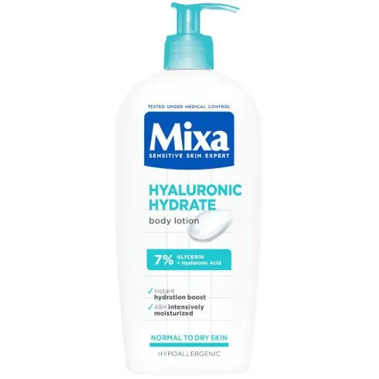 Mixa Hyaluronic intenzivno hidratantni losion za telo za normalnu do suvu kožu 400ml