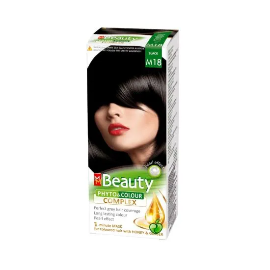 MM Beauty Phyto &amp; Colour Complex farba za kosu 18 Crna 125g