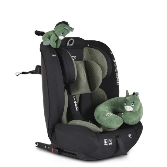 Moni Isafe I-Size auto sediste za decu 76-150cm - Green