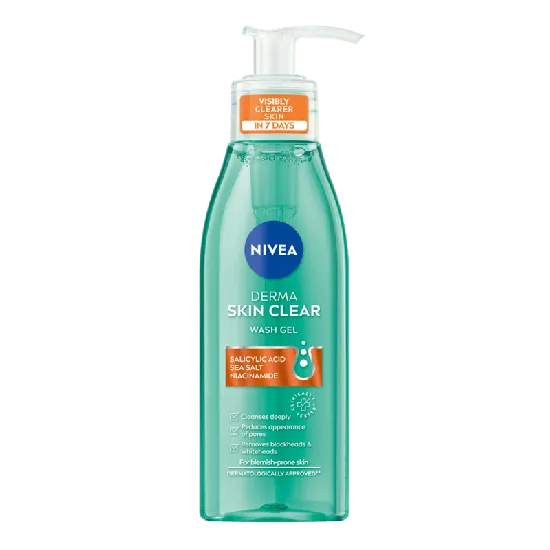 Nivea Derma Skin Clear gel za čišćenje lica 150ml