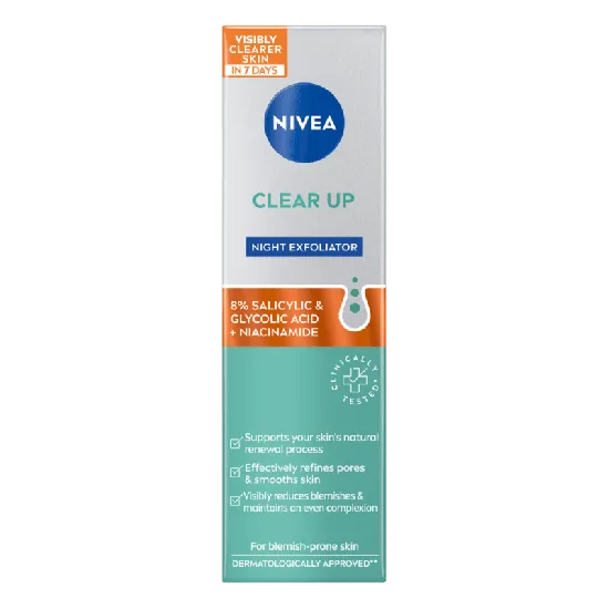 Nivea Derma Skin Clear noćni eksfolijant 40ml