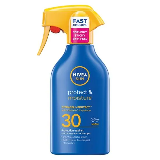 Nivea Sun Protect &amp; Moisture sprej za zaštitu od sunca SPF30+ 250ml