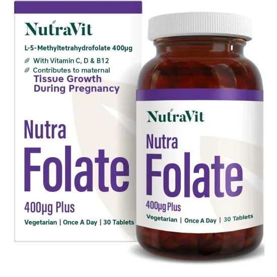 Nutra Folate 400 mcg 30 tableta