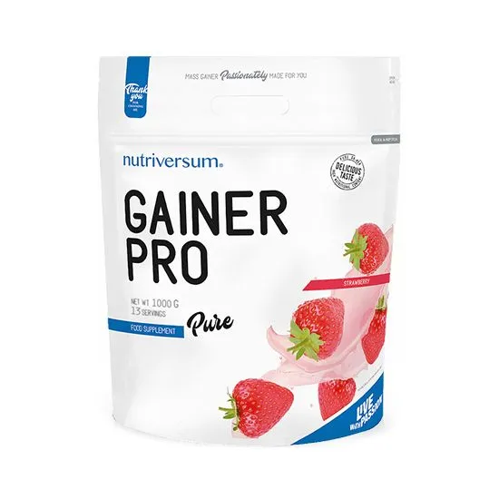 Nutriversum Gainer Pro Chocolate (sa kreatinom) jagoda 1000g