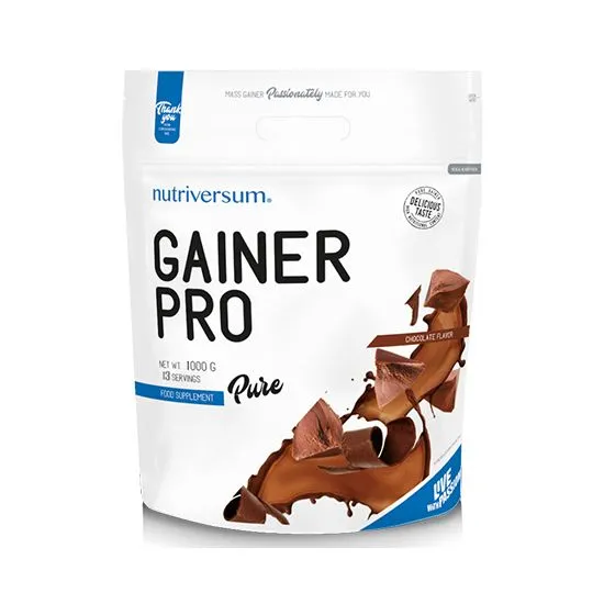 Nutriversum Gainer Pro Chocolate (sa kreatinom) čokolada 1000g