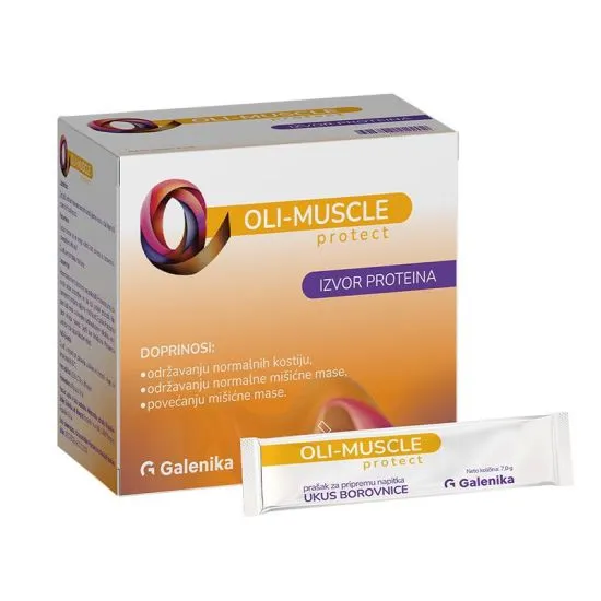 Oli-Muscle Protect borovnica 30 kesica