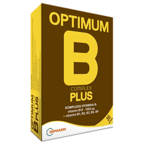 Optimum B Complex Plus 30 kapsula