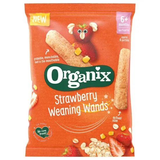 Organix organski jagoda flips 6m+, 25gr