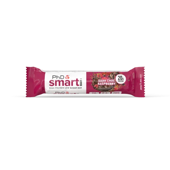 PhD Smart Bar dark choco raspberry 64g