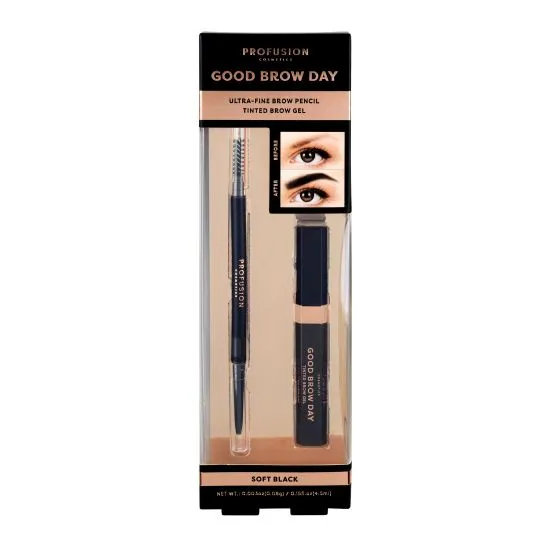 Profusion Set za obrve Good brow day - Soft black