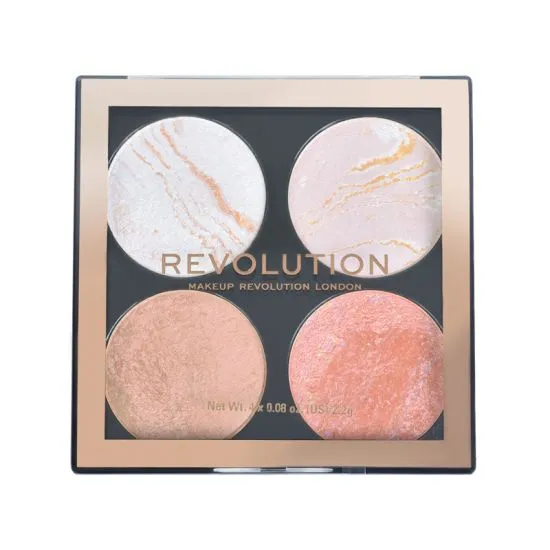 Revolution Makeup Mini paleta bronzera i hajlajtera Cheek Kit 8.8g Take a Breather