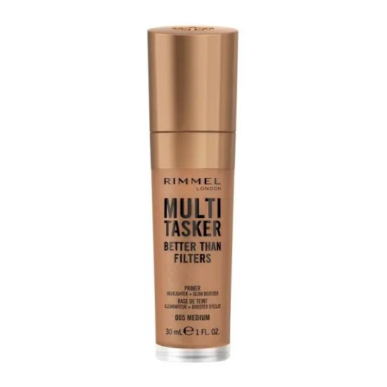 Rimmel Multi-Tasker Better Than Filters 3 u 1 prajmer, hajlajter i dodatni sjaj 005 Medium 30ml