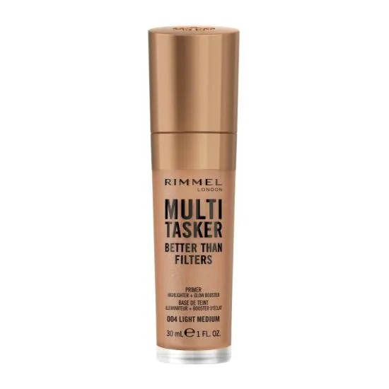 Rimmel Multi-Tasker Better Than Filters 3 u 1 prajmer, hajlajter i dodatni sjaj 004 Light Medium 30ml