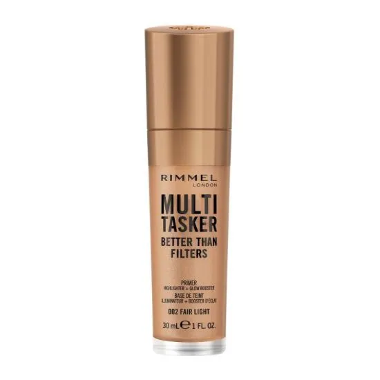 Rimmel Multi-Tasker Better Than Filters 3 u 1 prajmer, hajlajter i dodatni sjaj 002 Fair Light 30ml