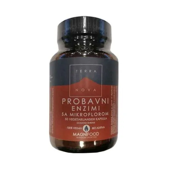 Terranova Digestivni enzimi mikroflora, 50 kapsula