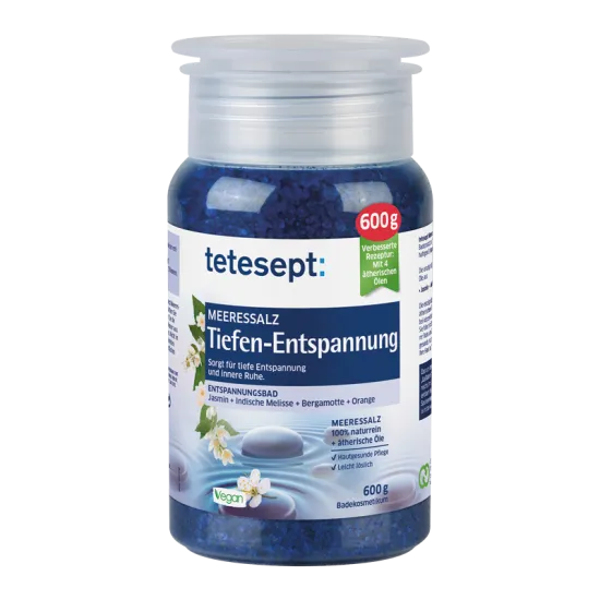 Tetesept So za kupanje Deep Relaxation 600g