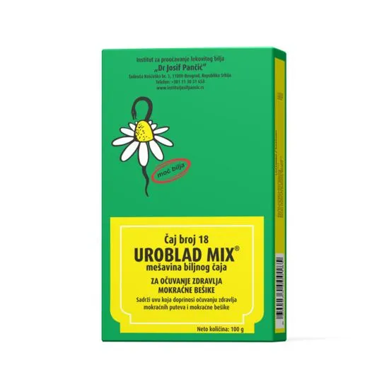 Uroblad Mix - mešavina biljnog čaja za očuvanje zdravlja mokraćne bešike (Čaj broj 18) 100 g