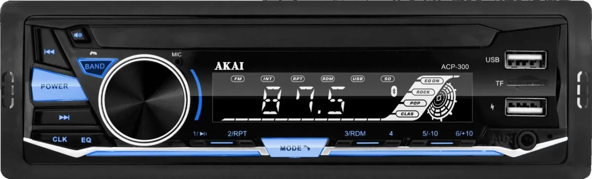 AKAI AUTO RADIO SA BLUETOOTH I USB SD ČITAČEM ACP-300
