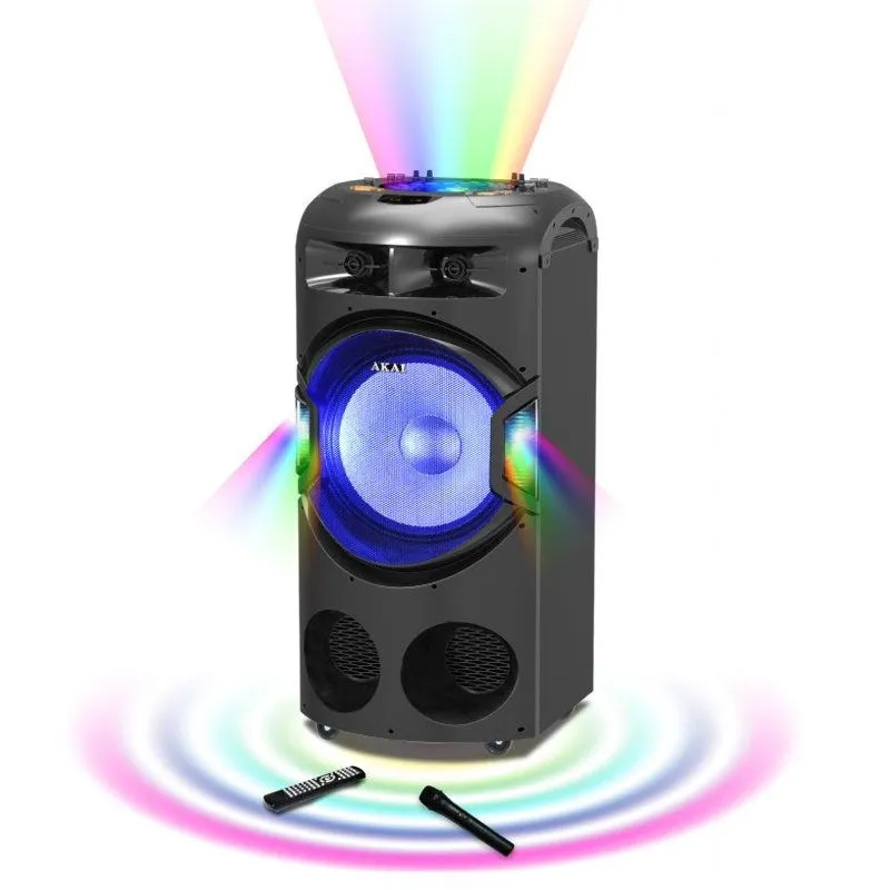 AKAI PODNI BLUETOOTH ZVUČNIK SA SVETLIMA DJ-BY4L