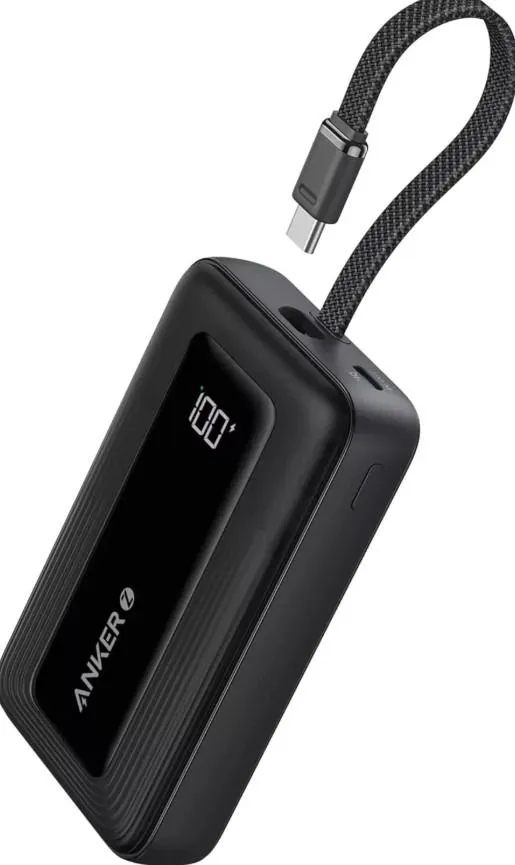 Anker EKSTERNA BATERIJA 20000mAh 30W ugradjen USB C kabl (A1689H11)