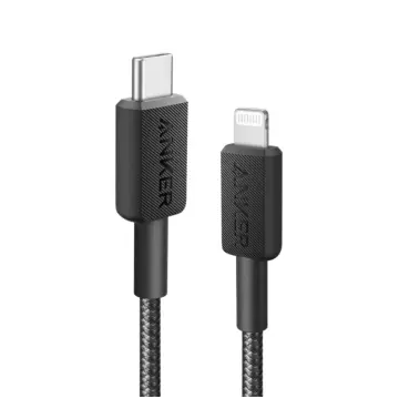 ANKER USB-C NA LIGHTNING KABL 1M, CRNA 322 7801683