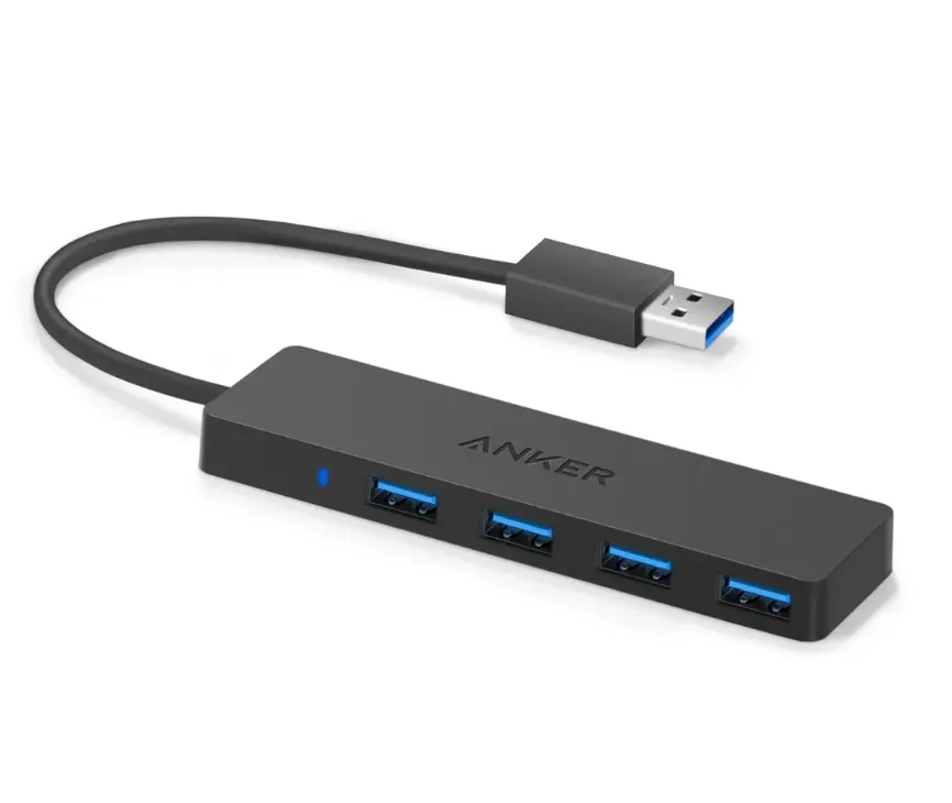 ANKER USB HUB 4-Port Ultra Slim USB 3.0 B2C Black