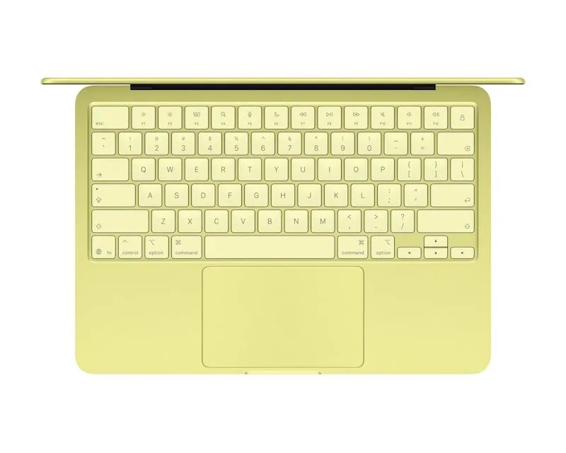 APPLE FaceTime HD MacBook Neo 13 inch A18 Pro 6-core CPU 5-core GPU 8GB 256GB SSD Citrus (MHFD4)
