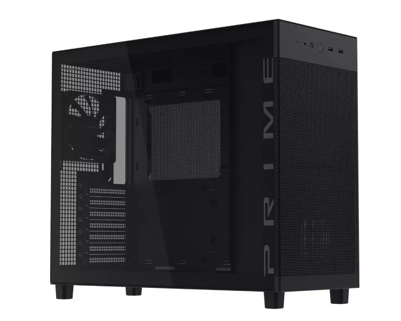 ASUS PRIME AP303 TG BLACK micro-ATX kućište crno