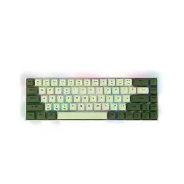 AULA TASTATURA F3068, zeleno/bela, mehanicka