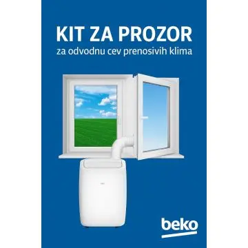 BEKO Kit za prozor za odvod za prenosive klime