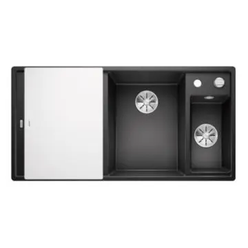 Blanco SUDOPERA AXIA III 6 S desno ANTRACIT / Staklena daska