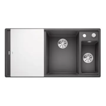 Blanco SUDOPERA AXIA III 6 S desno STENA SIVA / Staklena daska
