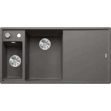 Blanco SUDOPERA AXIA III 6S Silgranit vulkan siva P.Č.Le prb.staklo In (527226)
