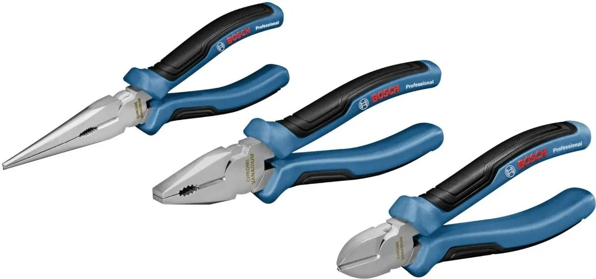 Bosch 3-DELNI SET KLEŠTA Pliers Set 3 pcs (1600A016BG)